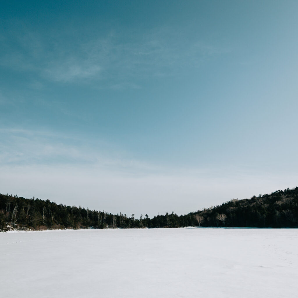 Crystal Sky over the Frozen Lake