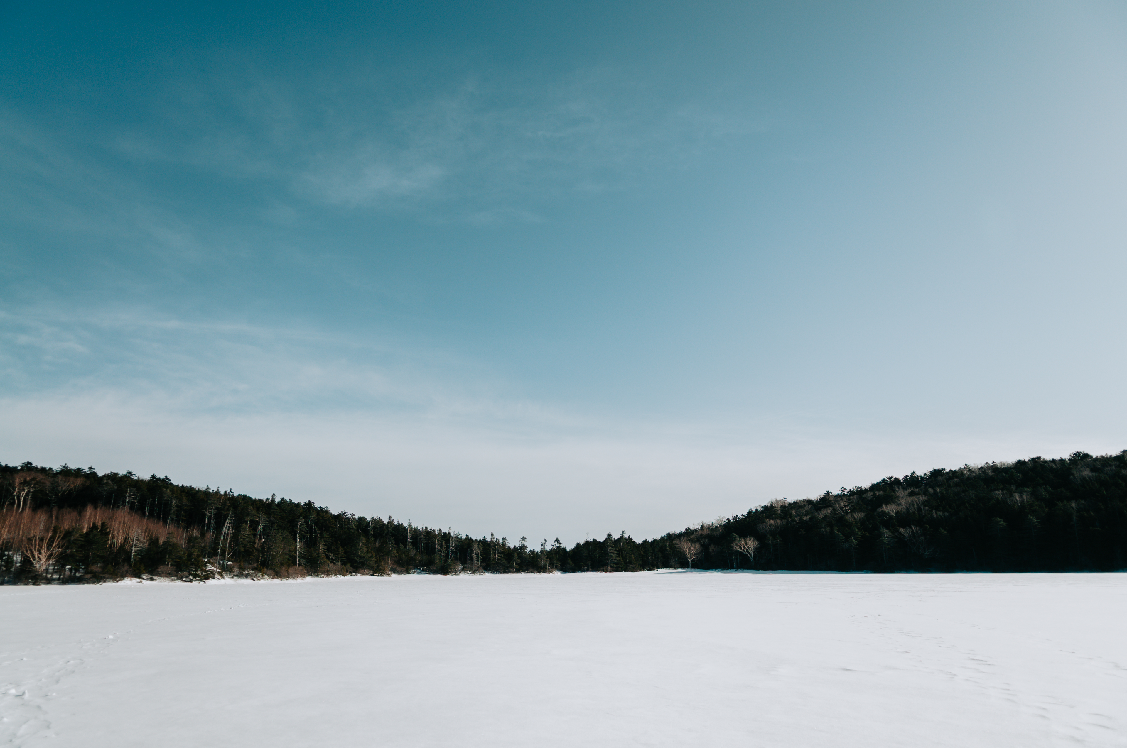 Crystal Sky over the Frozen Lake