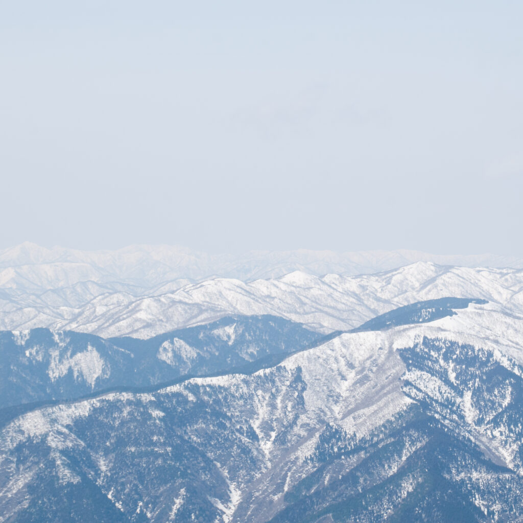 Frozen Ridges - Winter Peak of Mt. Tengudake, Northern Alps