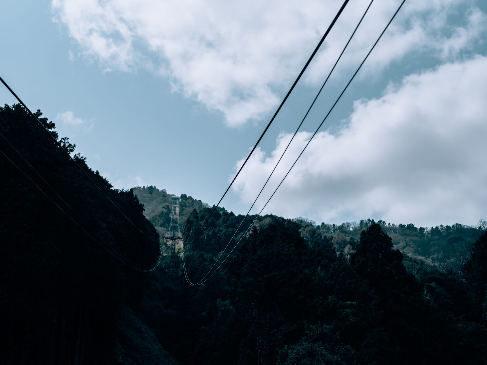 Panoramic view of Mount Katsuragi in Nara, Japan