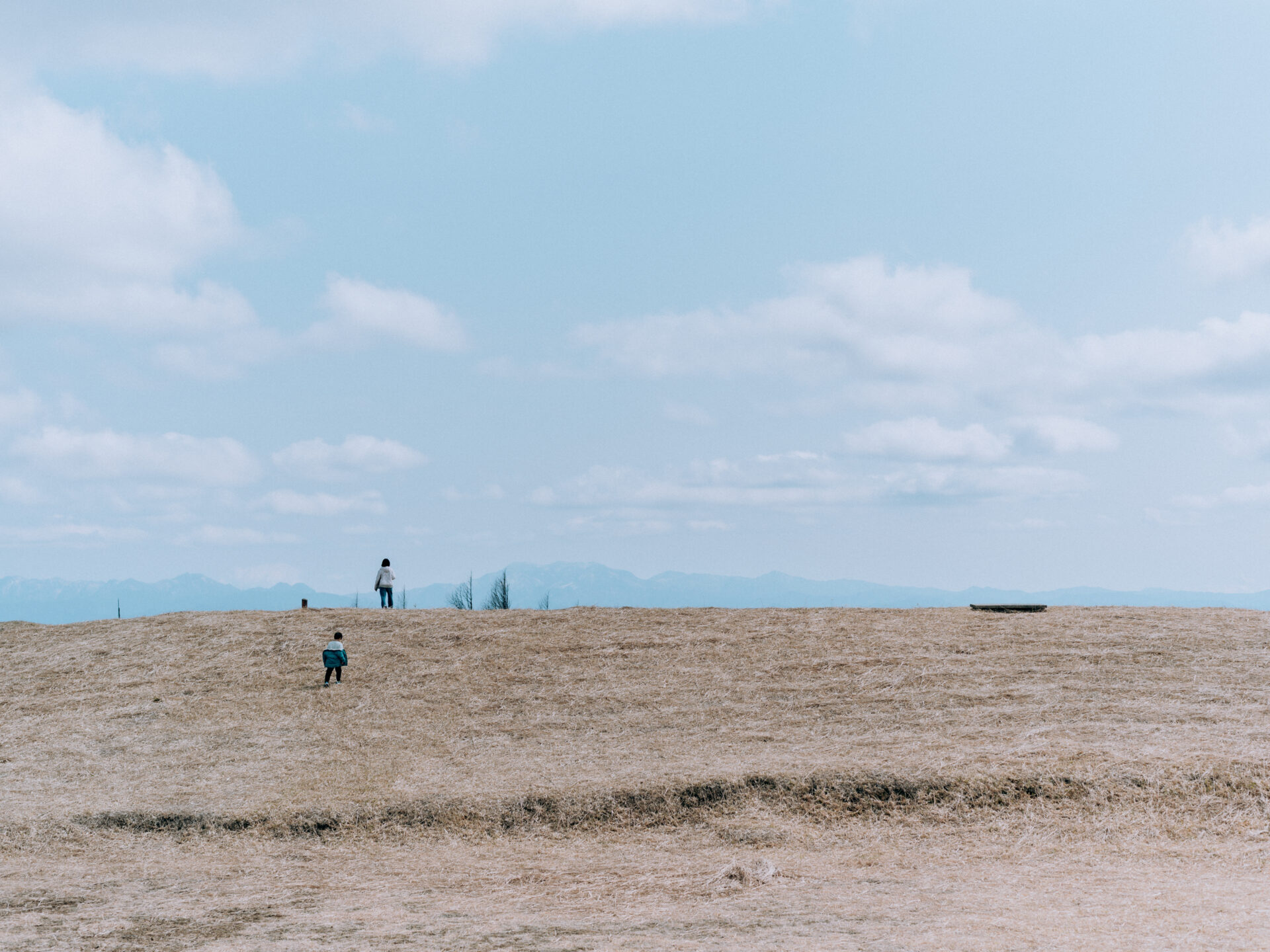Panoramic view of Mount Katsuragi in Nara, Japan