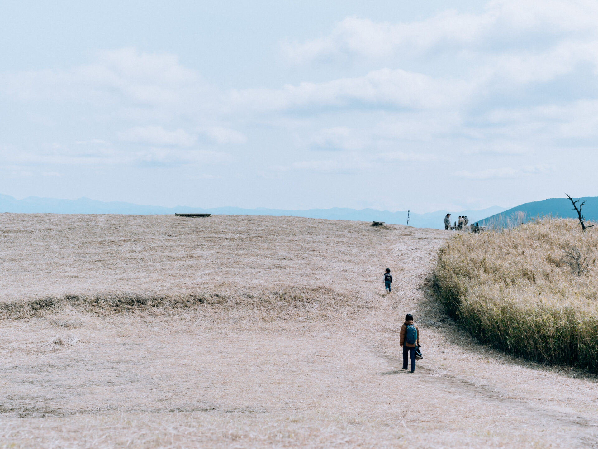 Panoramic view of Mount Katsuragi in Nara, Japan