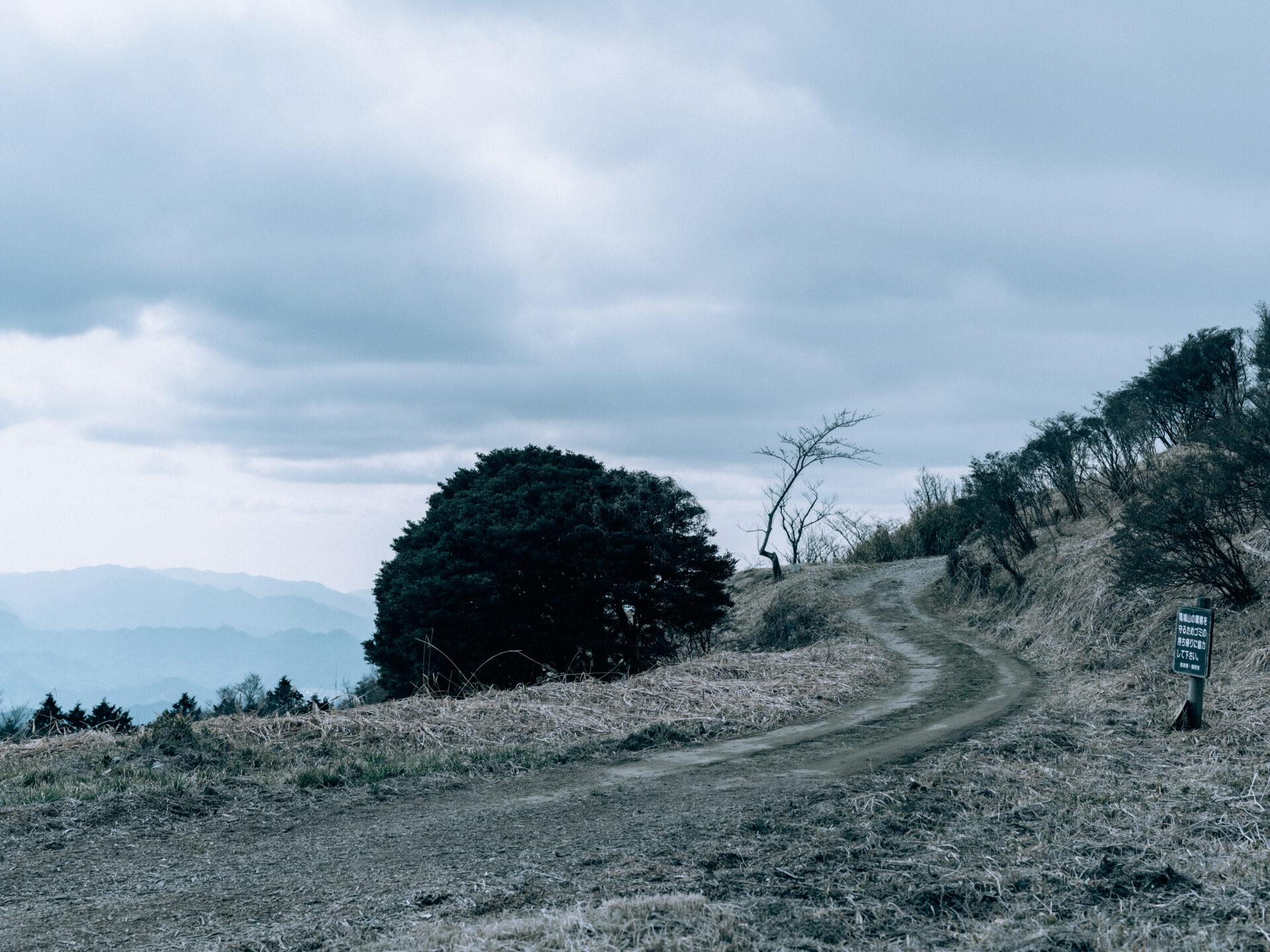 Panoramic view of Mount Katsuragi in Nara, Japan