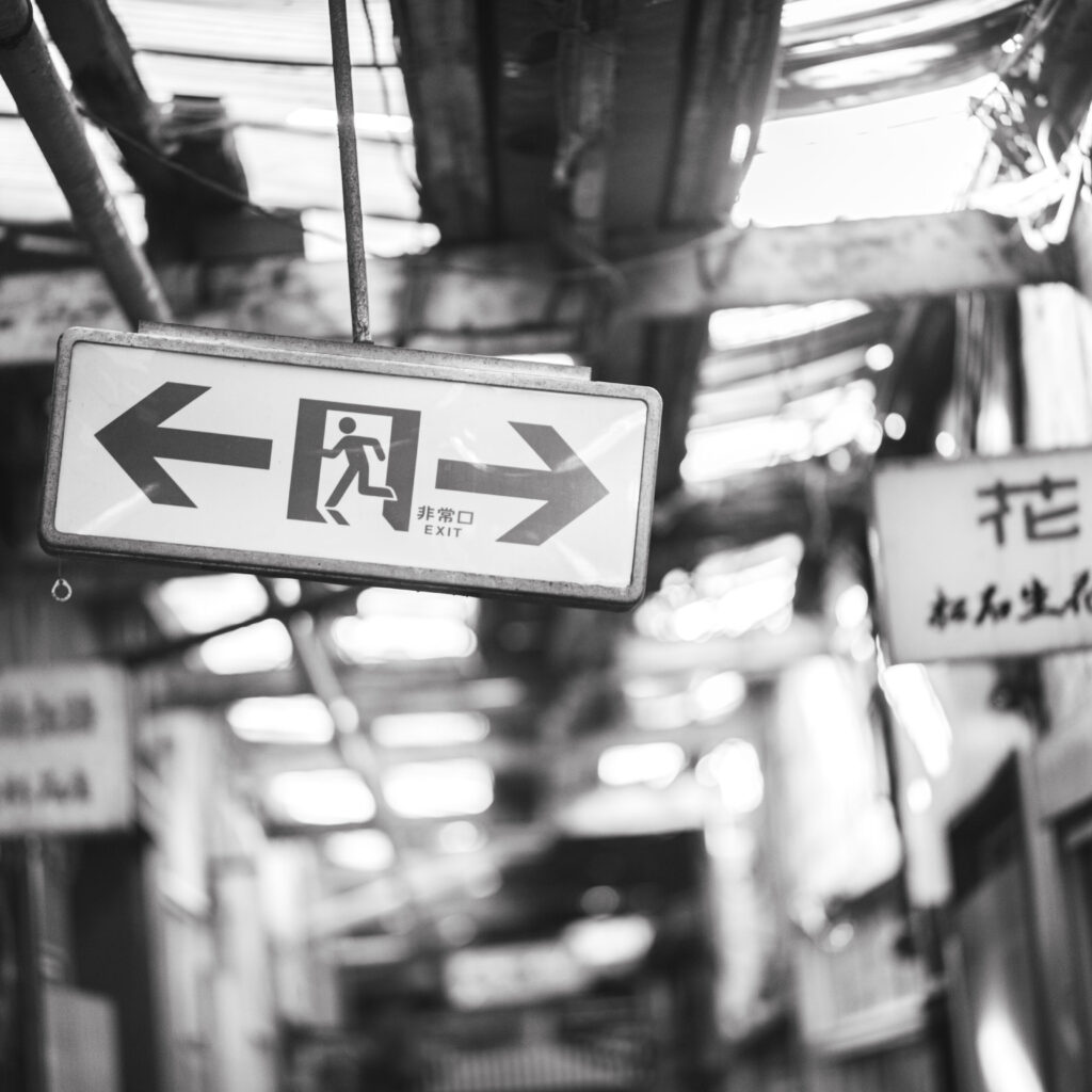 Matte Art Poster: The Echoes of Tsubai Market, Nara