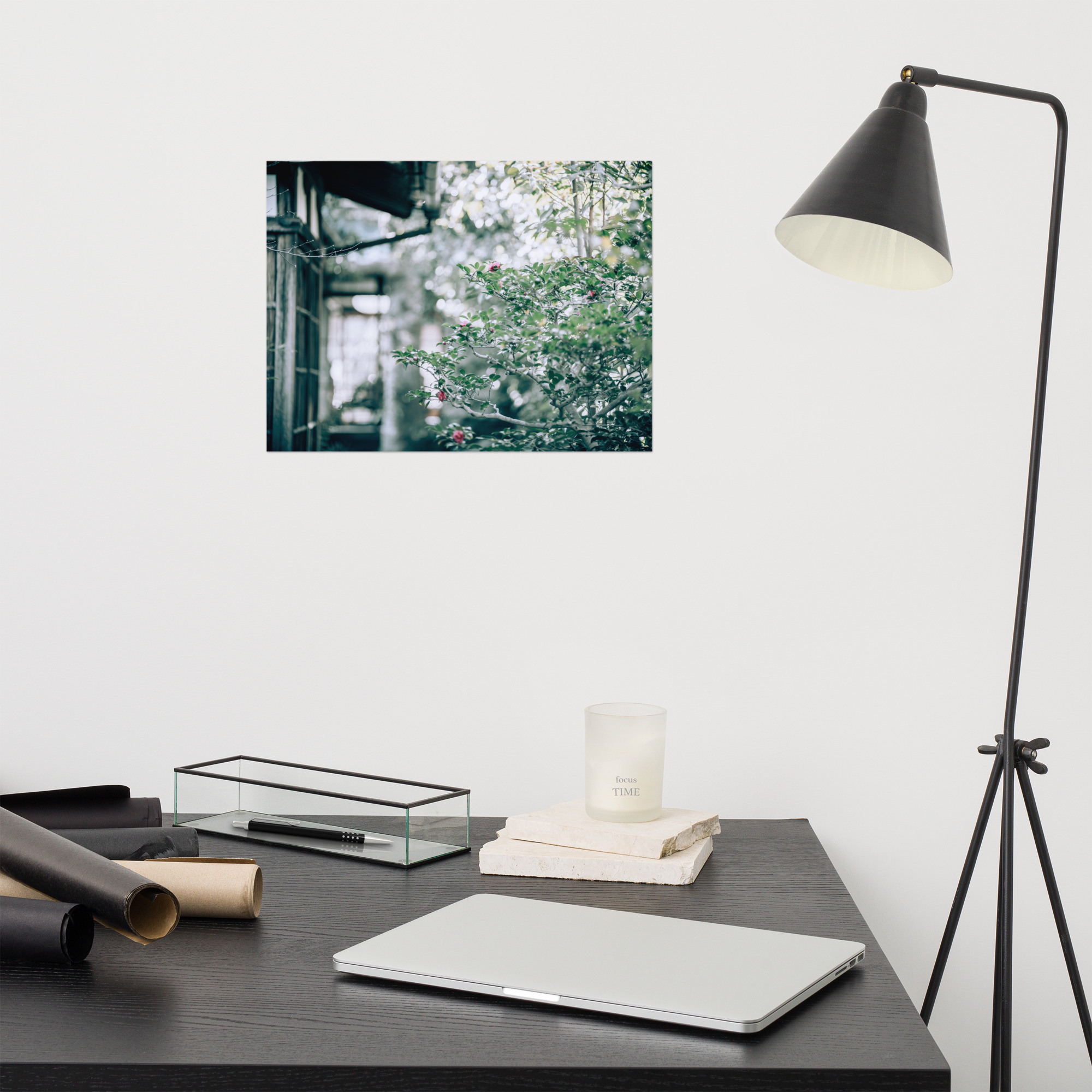Nara Serenity: Soft Blossoms in a Traditional Inner Courtyard - Image 4
